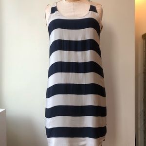 Club Monaco Blue and White Dress